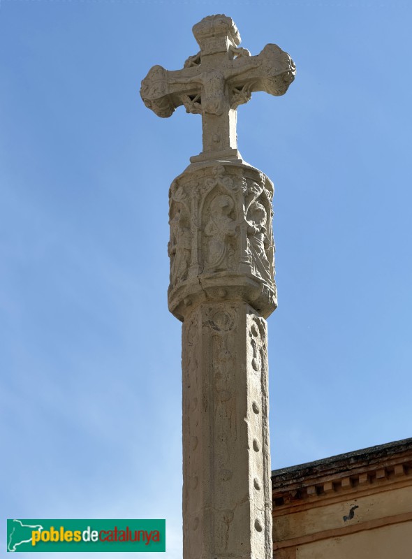 Almenar - Creu de terme. Reproducció