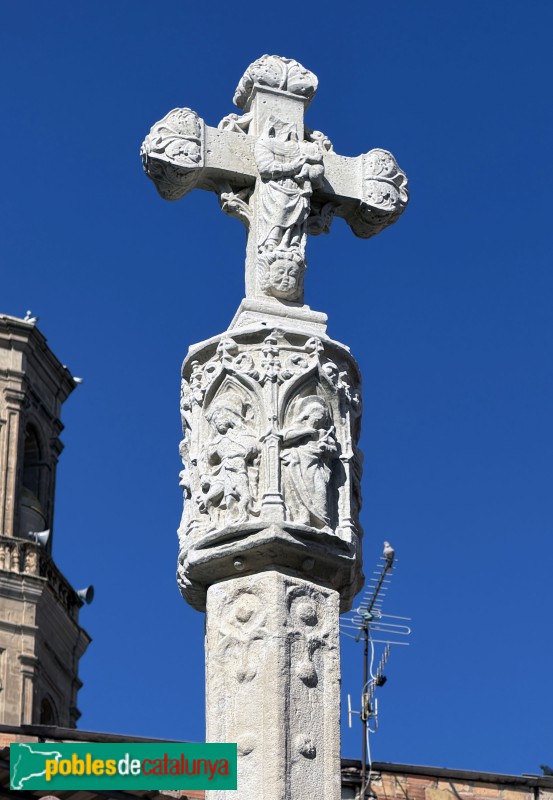Almenar - Creu de terme. Reproducció