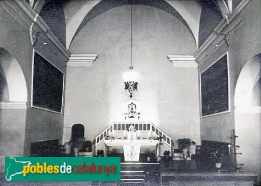 Alguaire - Santuari de Santa Maria del Merli. Postal antiga