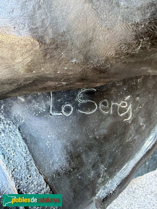 Almacelles - Estàtua de Josep Mas Dordal