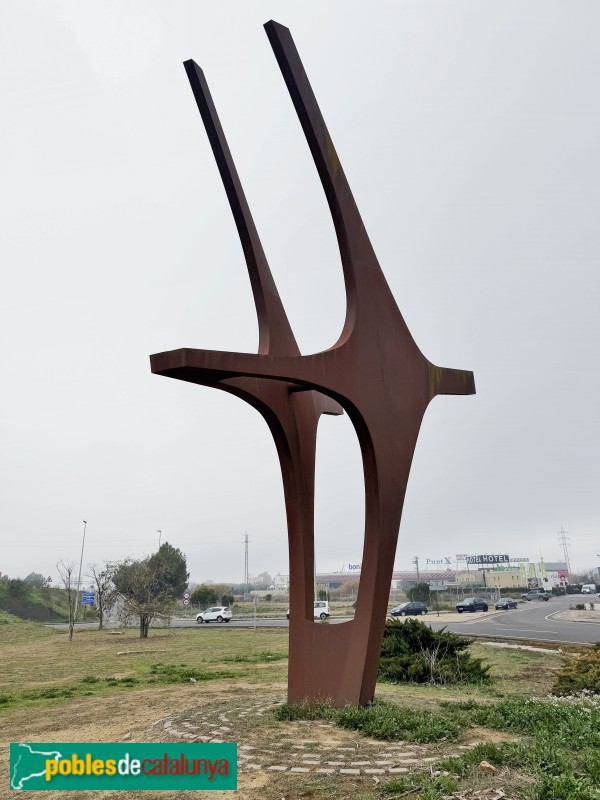 Lleida - Escultura <i>Fletxada</i>