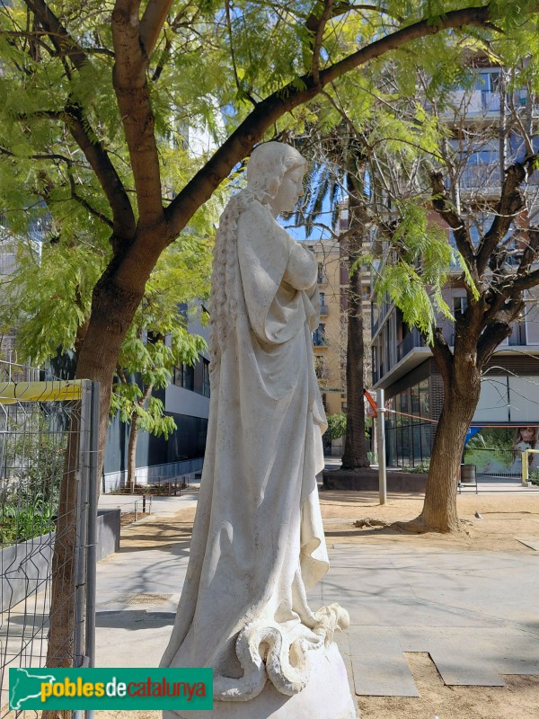 Barcelona - Jardins d'Emma. Verge d'alabastre