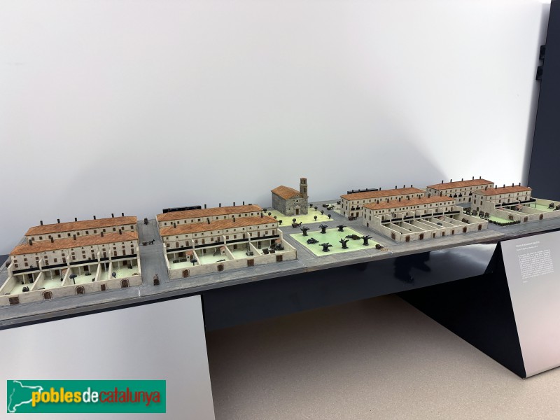 Almacelles - Museu Mas Dordal. Maqueta d'Almacelles