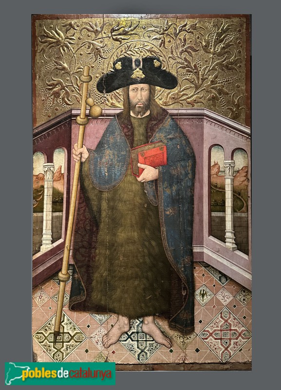 Museu de Lleida - Taula de Sant Jaume, procedent de l'església d'Alcoletge