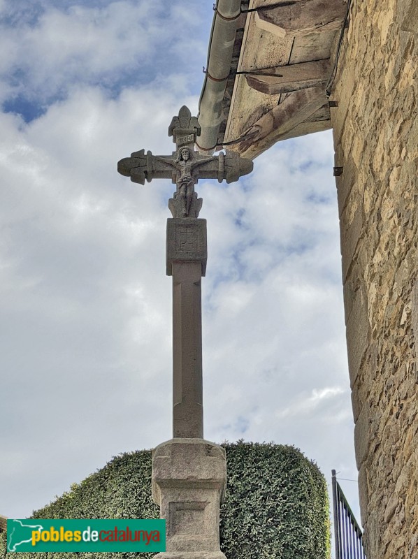 Rupit - Creu del Fossar (Foto: Albert Esteves, 2026) Rupit - Creu del Fossar