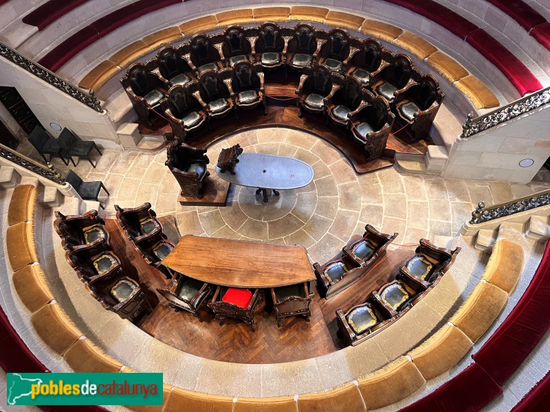 Barcelona - Col·legi de Cirurgia. Sala de disseccions