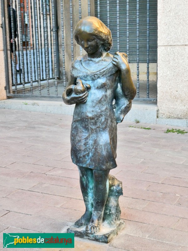 Sant Boi de Llobregat - Escultura <i>Noia del Colom</i>