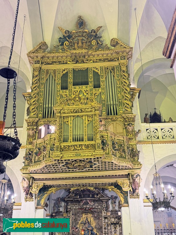 Sitges - Església de Sant Bartomeu i Santa Tecla. Orgue (Foto: Albert Esteves, 2026) Sitges - Església de Sant Bartomeu i Santa Tecla. Orgue