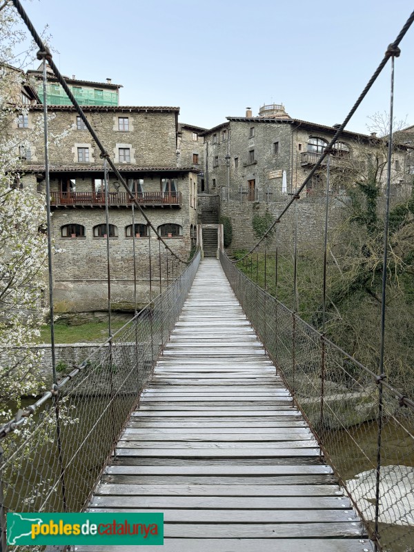 Rupit - Pont penjat (Foto: Albert Esteves, 2026) Rupit - Pont penjat