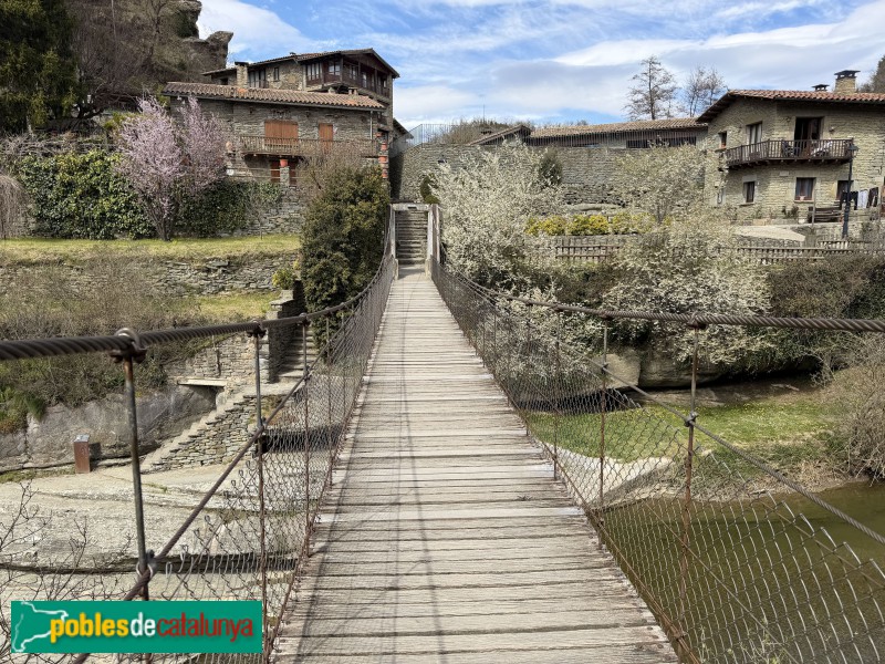 Rupit - Pont penjat (Foto: Albert Esteves, 2026) Rupit - Pont penjat