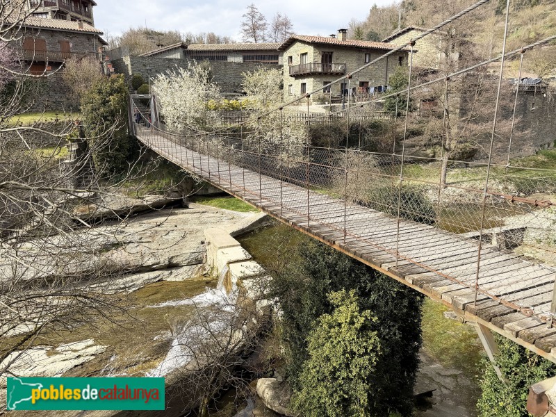 Rupit - Pont penjat (Foto: Albert Esteves, 2026) Rupit - Pont penjat