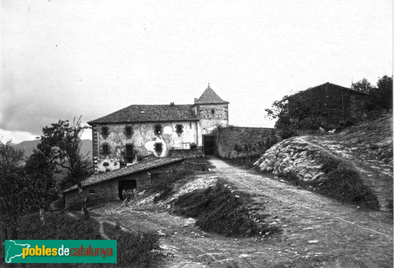 Rupit i Pruit - El Bac de Collsacabra (Foto: <i>Anònima - Arxiu Centre Excursionista de Catalunya-</i>, c1928) Rupit i Pruit - El Bac de Collsacabra