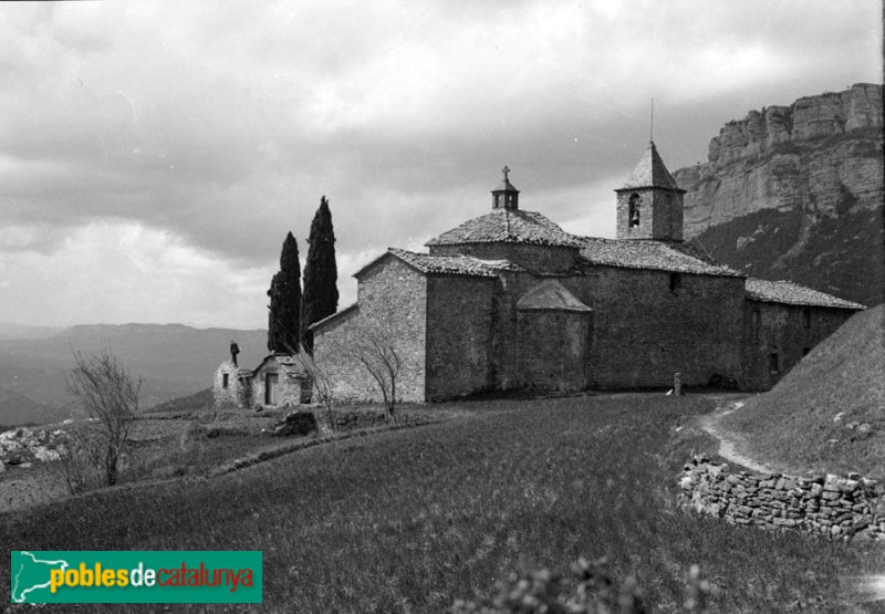 Rupit - Sant Joan de Fàbregues (Foto: <i>Francesc Blasi -Arxiu Fotogràfic Centre Excursionista de Catalunya</i>, c.1926) Rupit - Sant Joan de Fàbregues