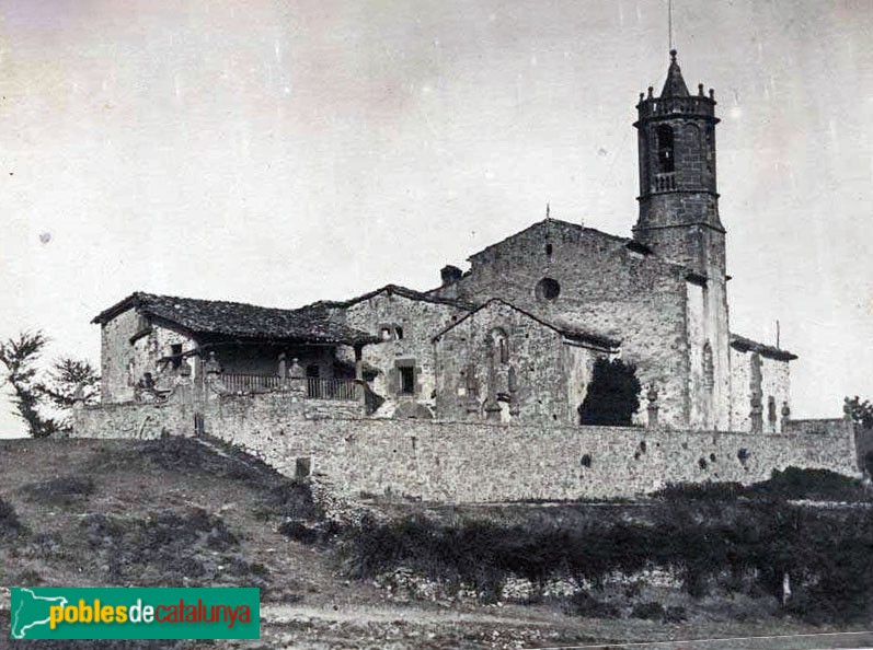 Pruit i Rupit - Nucli de Pruit (Foto: <i>Juli Soler Santaló -Arxiu Fotogràfic Centre Excursionista de Catalunya</i>, 1890-1910) Pruit i Rupit - Nucli de Pruit