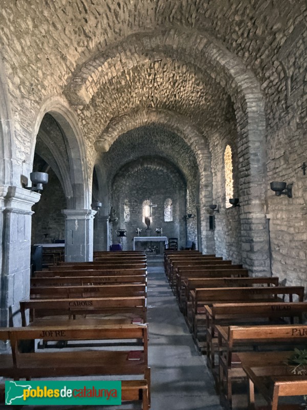 Tavertet - Església de Sant Cristòfol (Foto: Albert Esteves, 2026) Tavertet - Església de Sant Cristòfol