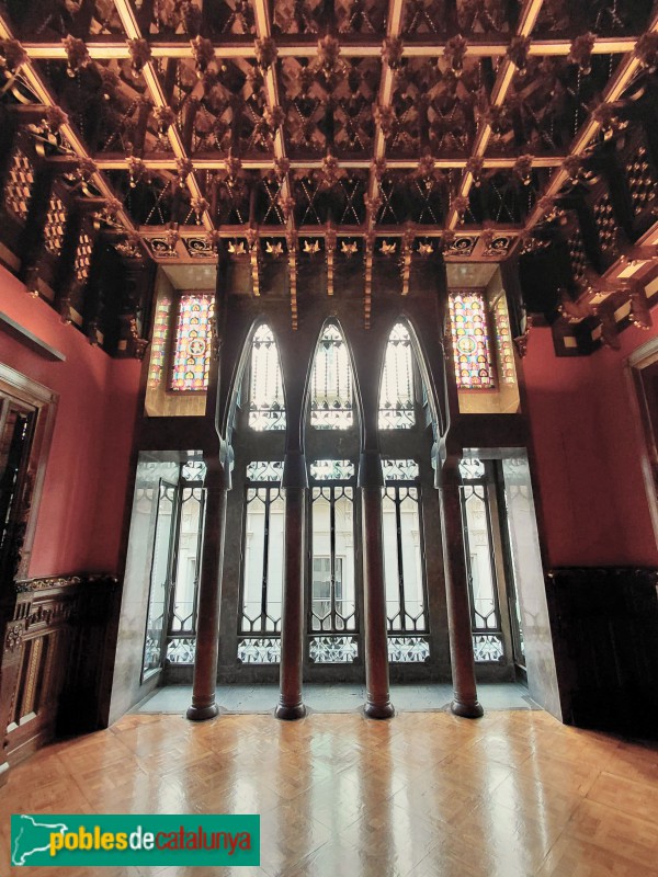 Barcelona - Palau Güell. Sala de visites (Foto: Sergi Suárez, 2026) Barcelona - Palau Güell. Sala de visites