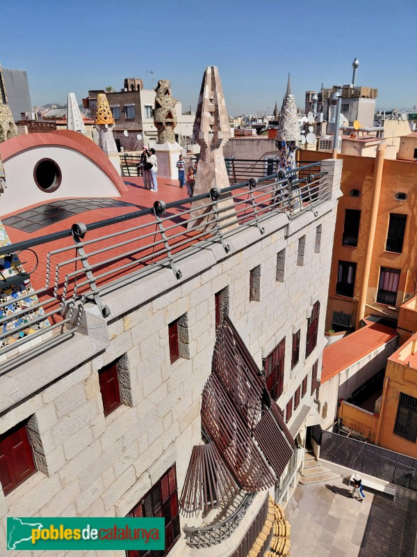 Barcelona - Palau Güell. Terrat (Foto: Sergi Suárez, 2026) Barcelona - Palau Güell. Terrat