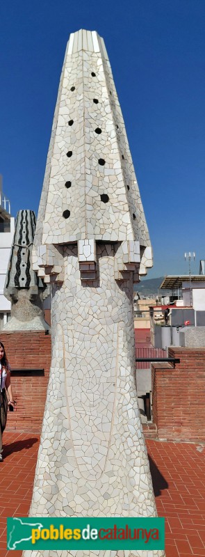 Barcelona - Palau Güell. Xemeneia (Foto: Sergi Suárez, 2026) Barcelona - Palau Güell. Xemeneia