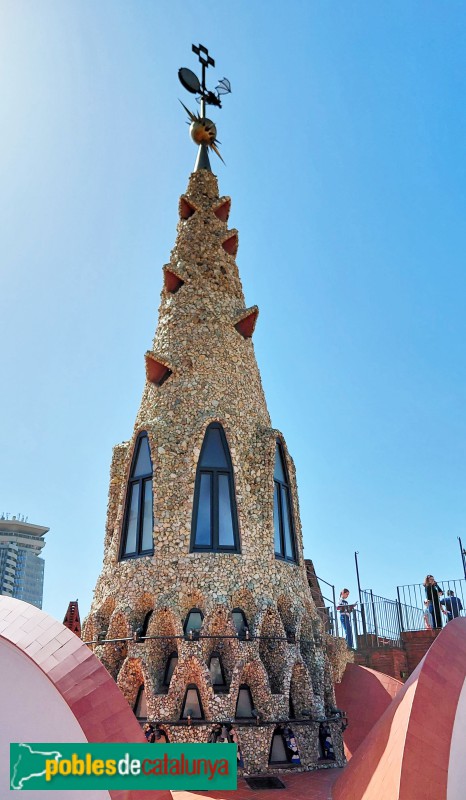 Barcelona - Palau Güell. Cúpula (Foto: Sergi Suárez, 2026) Barcelona - Palau Güell. Cúpula