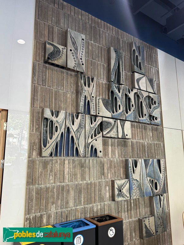 Barcelona - Mural de l'edifici Sandoz