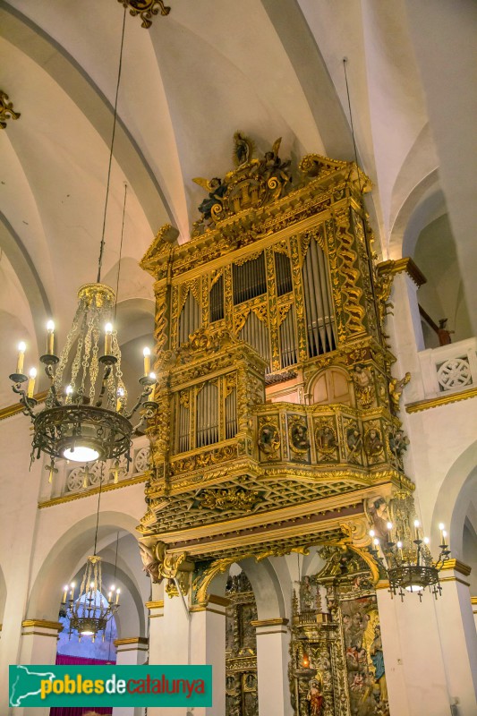 Sitges - Església de Sant Bartomeu i Santa Tecla. Orgue (Foto: José Aguado, 2020) Sitges - Església de Sant Bartomeu i Santa Tecla. Orgue