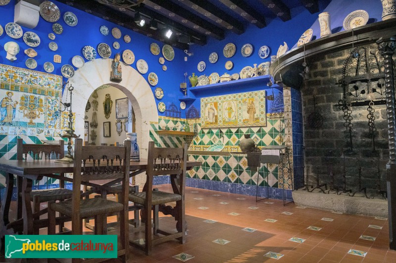 Sitges - Museu Cau Ferrat. Cuina-menjador (Foto: José Aguado, 2020) Sitges - Museu Cau Ferrat. Cuina-menjador