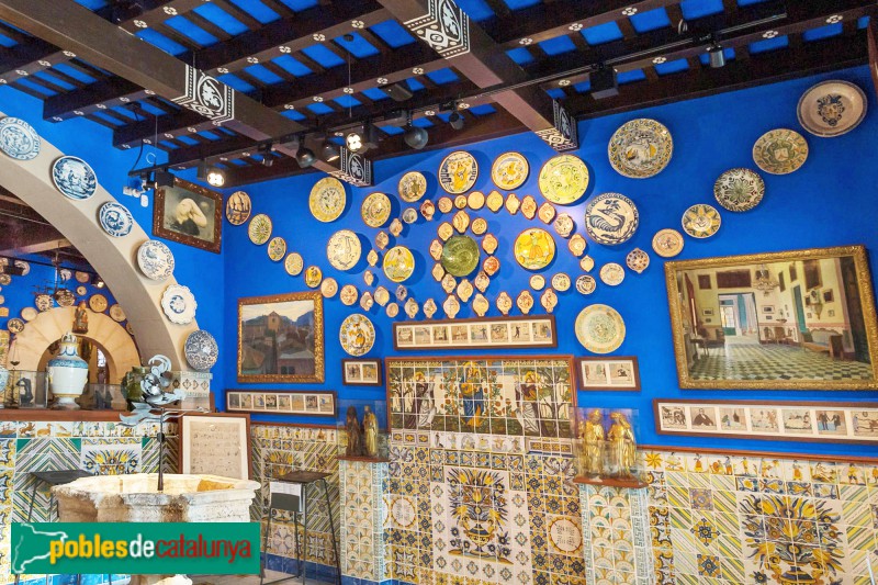 Sitges - Museu Cau Ferrat. Sala del Brollador (Foto: José Aguado, 2020) Sitges - Museu Cau Ferrat. Sala del Brollador