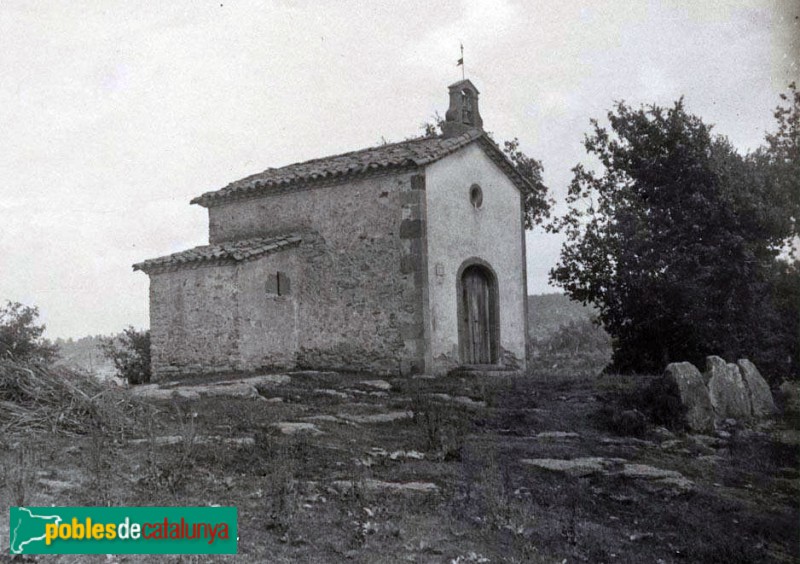 Sant Julià de Vilatorta - Capella de Sant Roc (Foto: <i>Enric Sellarès - Arxiu Centre Excursionista de Catalunya-</i>, c1925) Sant Julià de Vilatorta - Capella de Sant Roc
