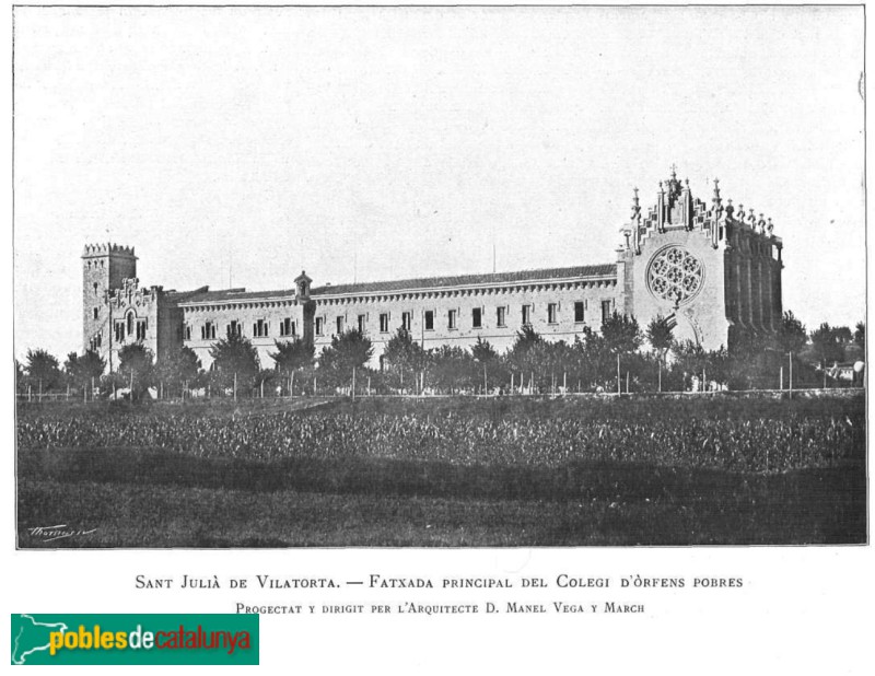 Sant Julià de Vilatorta - Col·legi del Roser. <i>La Ilustració catalana</i>,  núm. 59, 1904