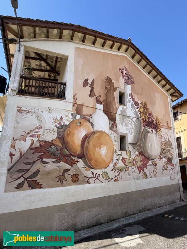 Sant Julià de Vilatorta - Mural <i>Natura morta</i>