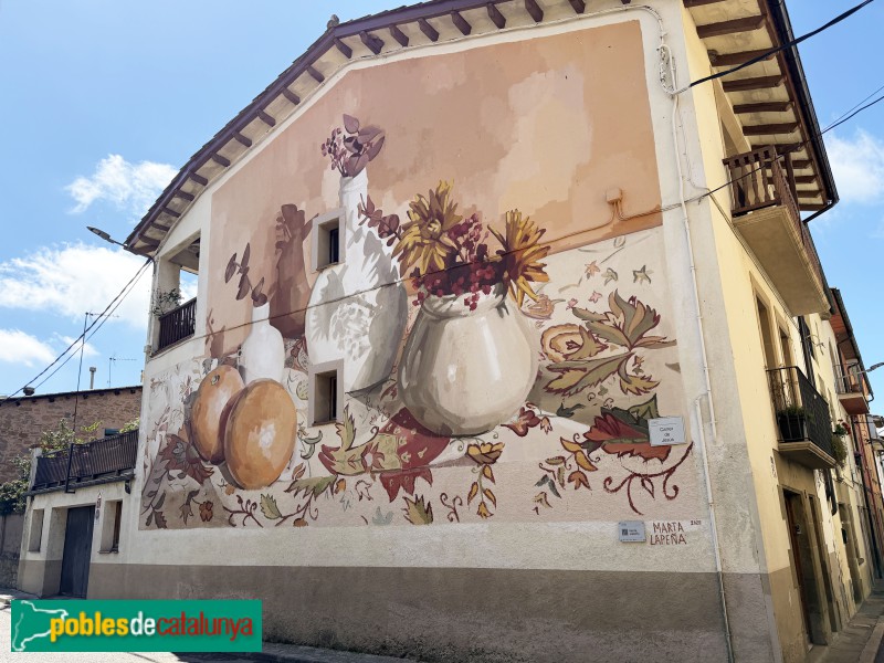 Sant Julià de Vilatorta - Mural <i>Natura morta</i>