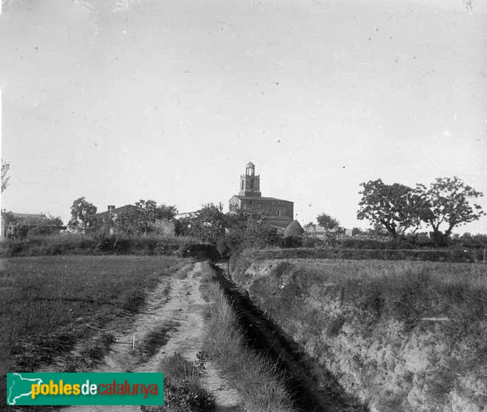 Sant Gregori - Nucli de Cartellà (Foto: <i>Josep Salvany -Fons Salvany. Biblioteca de Catalunya-</i>, 1924) Sant Gregori - Nucli de Cartellà