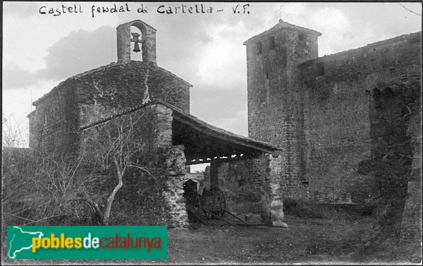 Sant Gregori - Castell de Cartellà. Capella de l'Esperança (Foto: <i>Valentí Fargnoli - INSPAI</i>, 1911-1931) Sant Gregori - Castell de Cartellà. Capella de l'Esperança