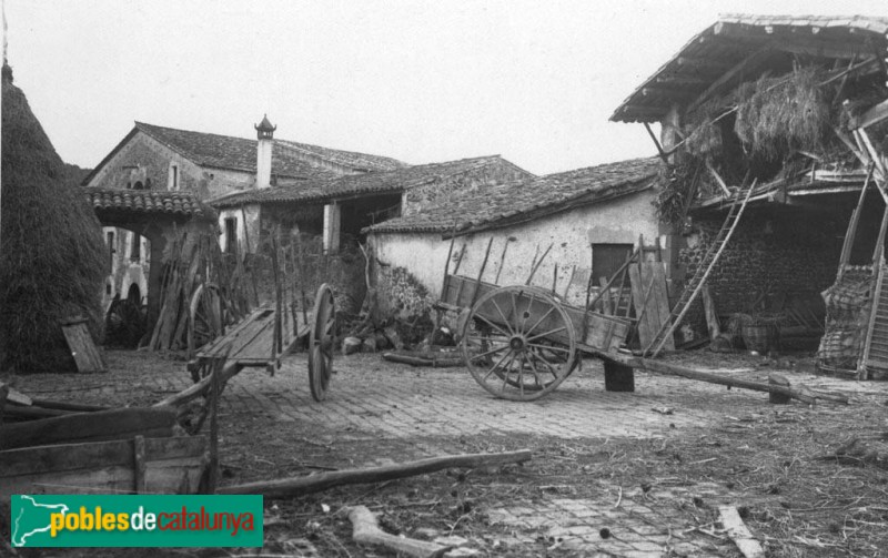Sant Gregori - Can Cademont (Foto: <i>Anònima -Arxiu Fotogràfic Centre Excursionista de Catalunya</i>, 1890-1918) Sant Gregori - Can Cademont