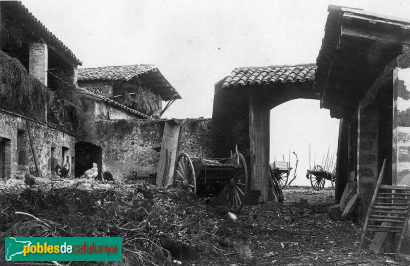 Sant Gregori - Can Cademont (Foto: <i>Anònima -Arxiu Fotogràfic Centre Excursionista de Catalunya</i>, 1890-1918) Sant Gregori - Can Cademont