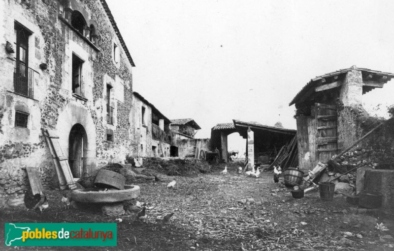 Sant Gregori - Can Cademont (Foto: <i>Anònima -Arxiu Fotogràfic Centre Excursionista de Catalunya-</i>, 1890-1918) Sant Gregori - Can Cademont