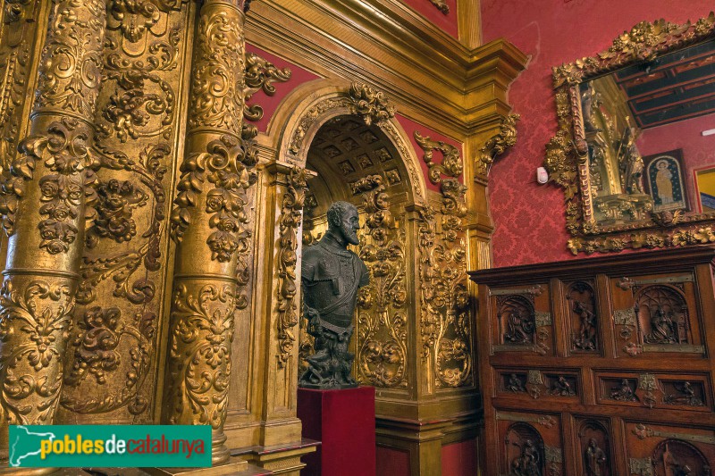 Sitges - Palau Maricel de Terra. Saló d'Or (Foto: José Aguado, 2018) Sitges - Palau Maricel de Terra. Saló d'Or