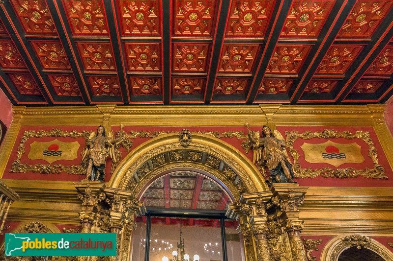 Sitges - Palau Maricel de Terra. Saló d'Or (Foto: José Aguado, 2018) Sitges - Palau Maricel de Terra. Saló d'Or