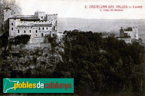 Castellar del Vallès - Castell de Clasquerí. Postal antiga Castellar del Vallès - Castell de Clasquerí. Postal antiga