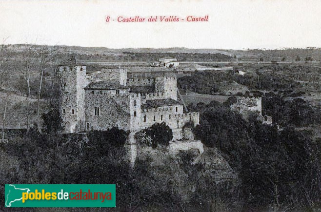 Castellar del Vallès - Castell de Clasquerí. Postal antiga Castellar del Vallès - Castell de Clasquerí. Postal antiga