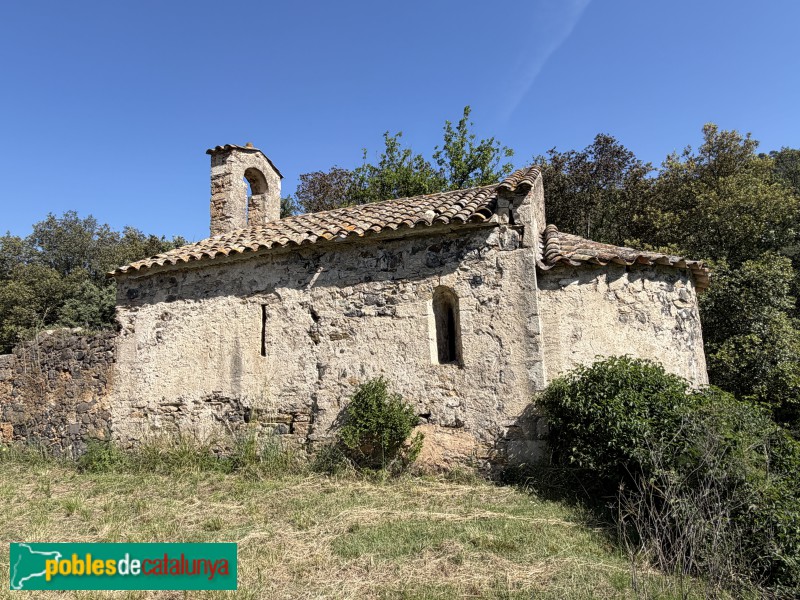 Sant Martí de Llémena - Capella de Sant Medir (Foto: Albert Esteves, 2026) Sant Martí de Llémena - Capella de Sant Medir