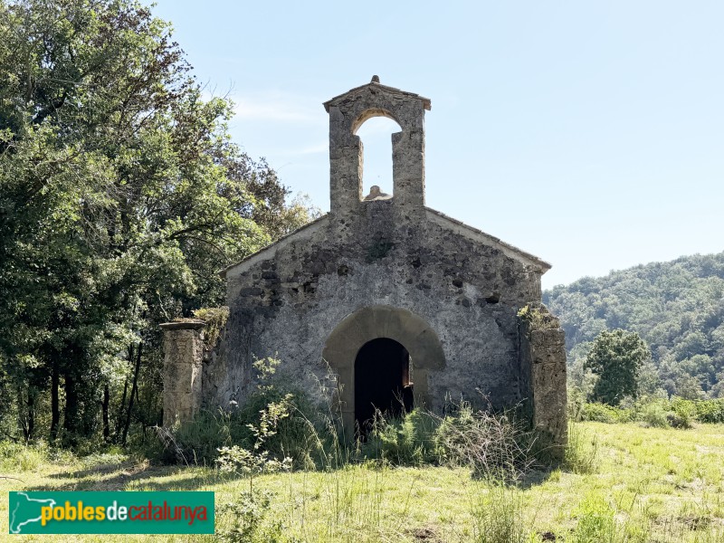 Sant Martí de Llémena - Capella de Sant Medir (Foto: Albert Esteves, 2026) Sant Martí de Llémena - Capella de Sant Medir