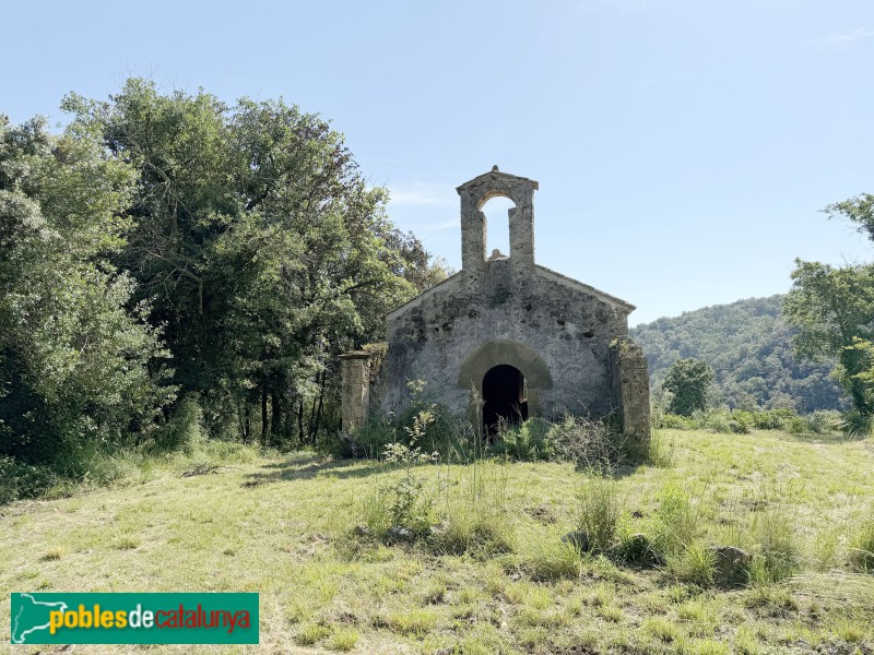 Sant Martí de Llémena - Capella de Sant Medir (Foto: Albert Esteves, 2026) Sant Martí de Llémena - Capella de Sant Medir