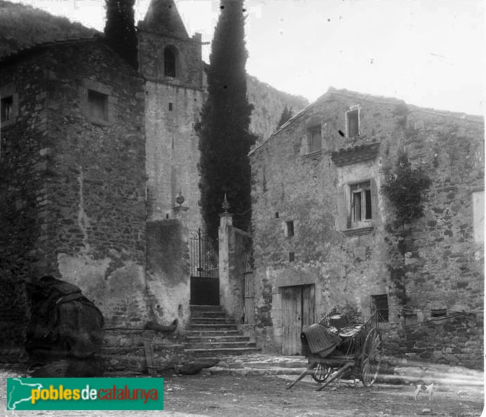 Sant Martí de Llémena - Església de Sant Martí (Foto: Josep Salvany -Fons Salvany, Biblioteca de Catalunya-, 1924) Sant Martí de Llémena - Església de Sant Martí