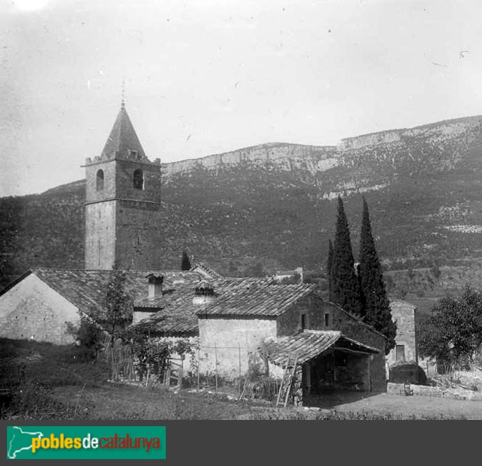 Sant Martí de Llémena - Església de Sant Martí (Foto: Josep Salvany -Fons Salvany, Biblioteca de Catalunya-, 1924) Sant Martí de Llémena - Església de Sant Martí