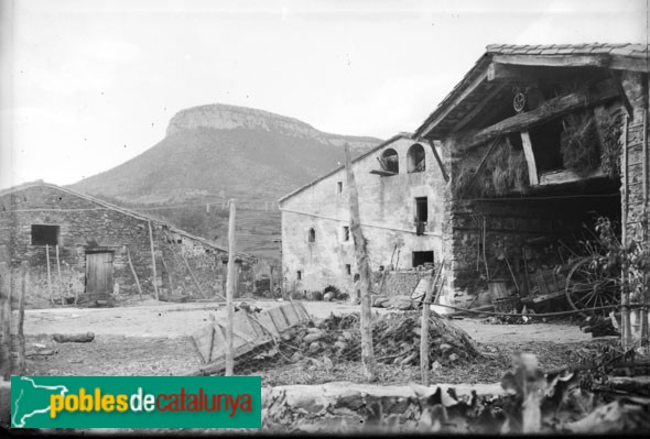 Sant Martí de Llémena - Pla de Sant Joan (Foto: Valentí Fargnoli, INSPAI, 1911-44) Sant Martí de Llémena - Pla de Sant Joan