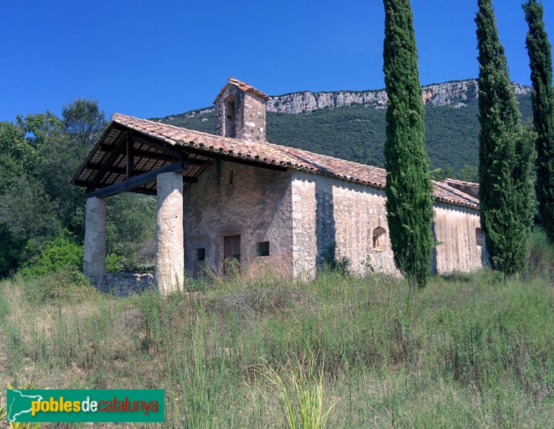 Sant Martí de Llémena - Capella de Sant Medir (Foto: <i>Josep M. Viñolas, CC BY-SA 4.0</i>, 2026) Sant Martí de Llémena - Capella de Sant Medir