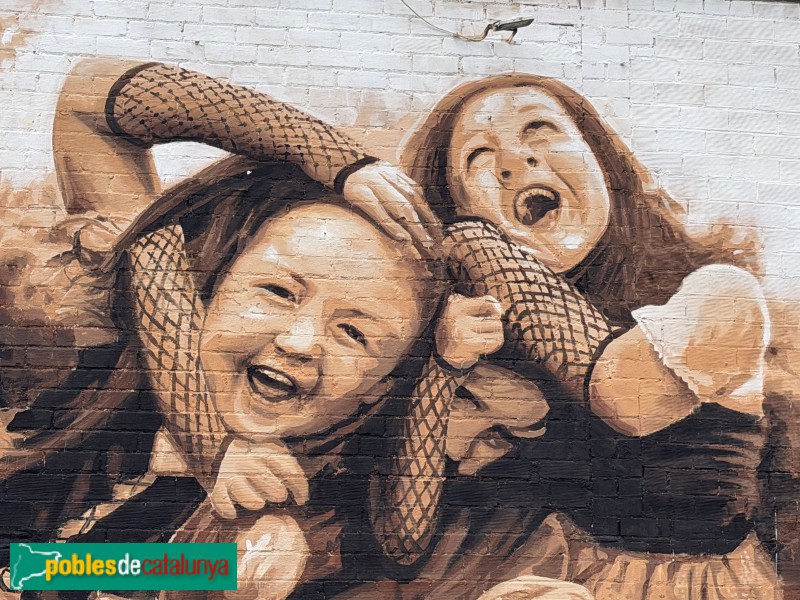 Tona - Mural <i>La màgia del joc</i>