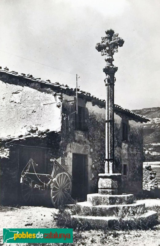 Balenyà - Creu de l'Ajuda. Postal antiga Balenyà - Creu de l'Ajuda. Postal antiga