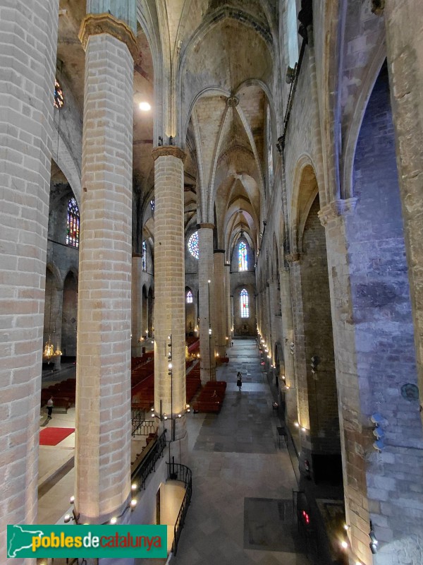 Barcelona - Santa Maria del Mar. Interior (Foto: Sergi Suárez, 2026) Barcelona - Santa Maria del Mar. Interior